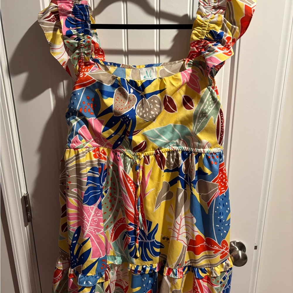 Colorful Ruffled Sundress